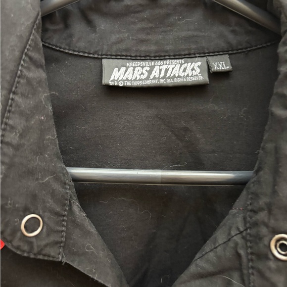Kreepsville Mars Attack Button down Shirt - Picture 4 of 8